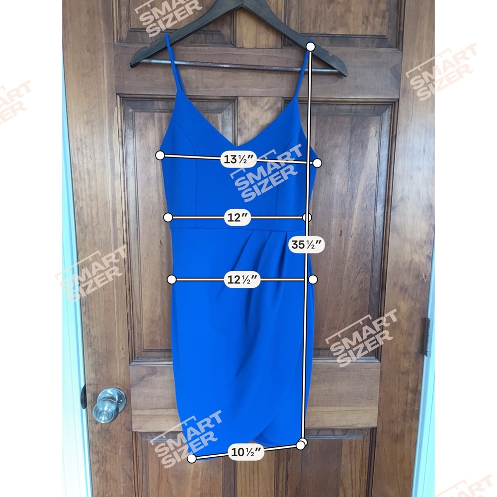 Lulu's Royal Blue Spaghetti Strap Mini Dress - Picture 7 of 8